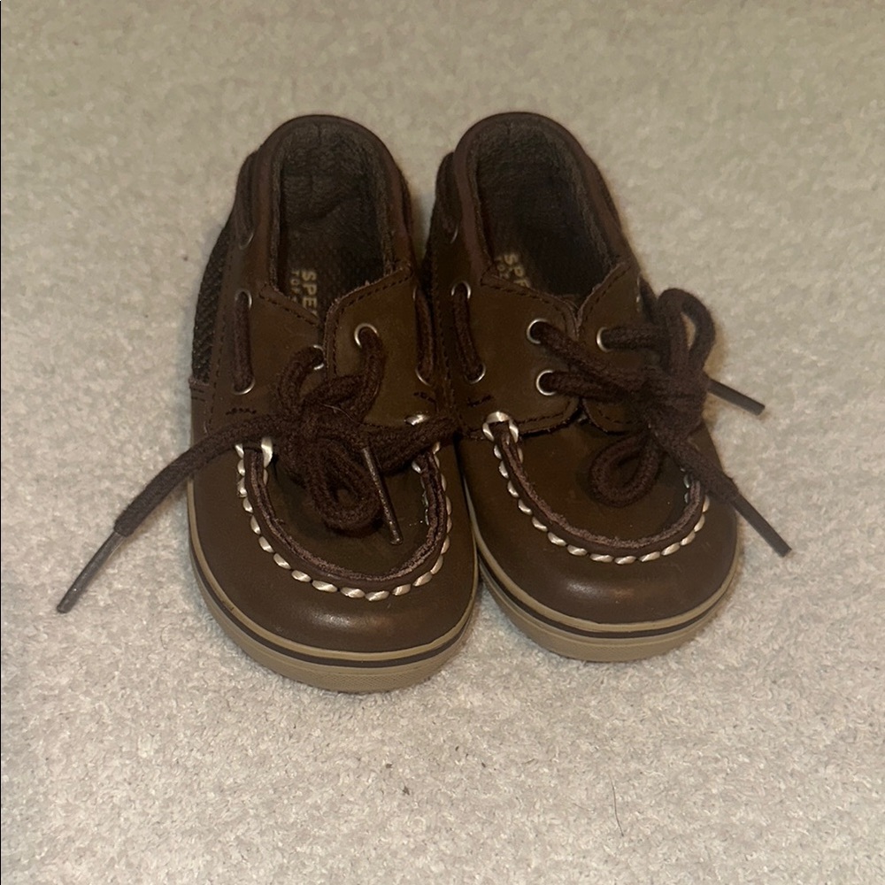 Sperry Brown Moccasins Classic Boat Shoe Design